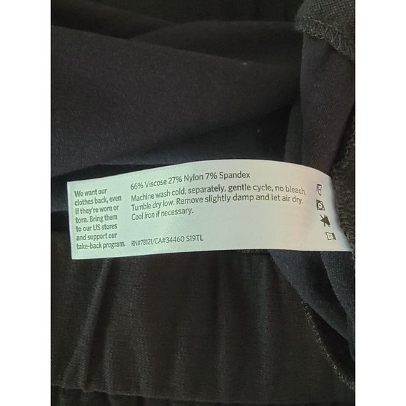 Eileen Fisher Gray Pullon Cropped Pants Size Large - Picture 5 of 5